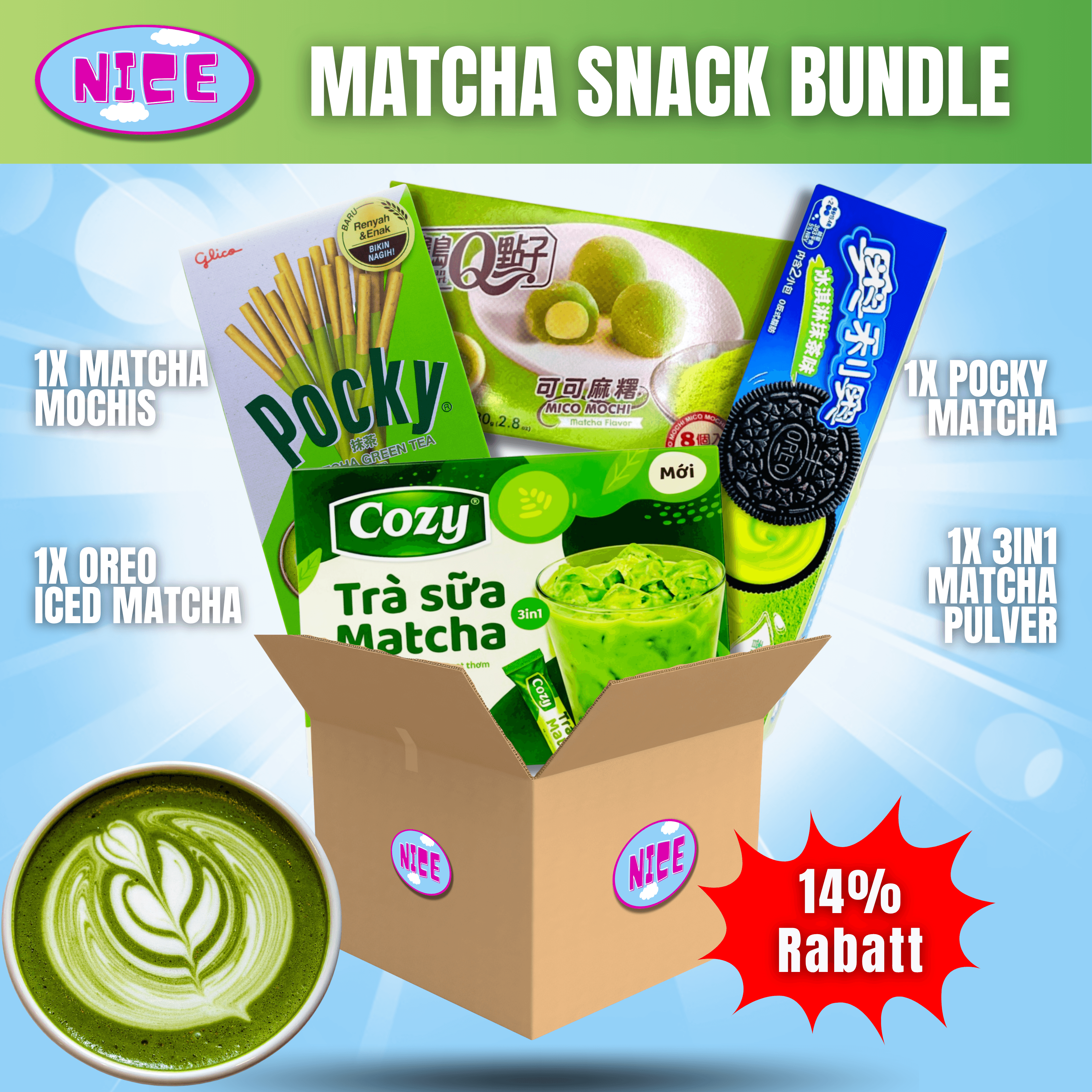 🍵💚 Matcha Snack Bundle