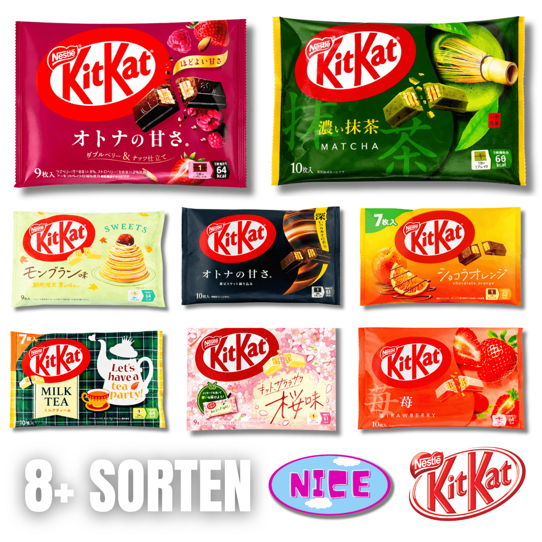 🍫 Japanische KitKats