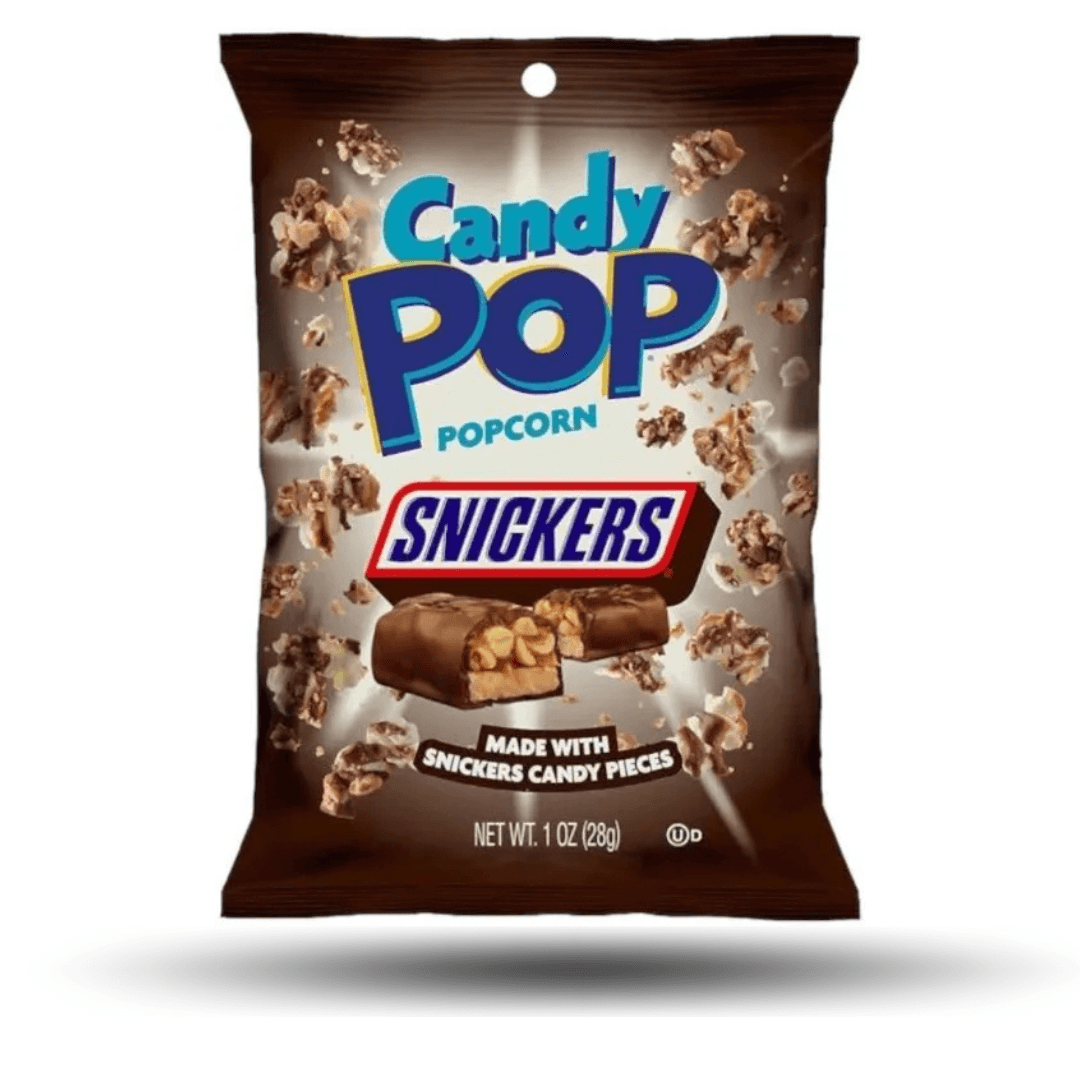 Candy Pop Snickers Drizzeld Popcorn