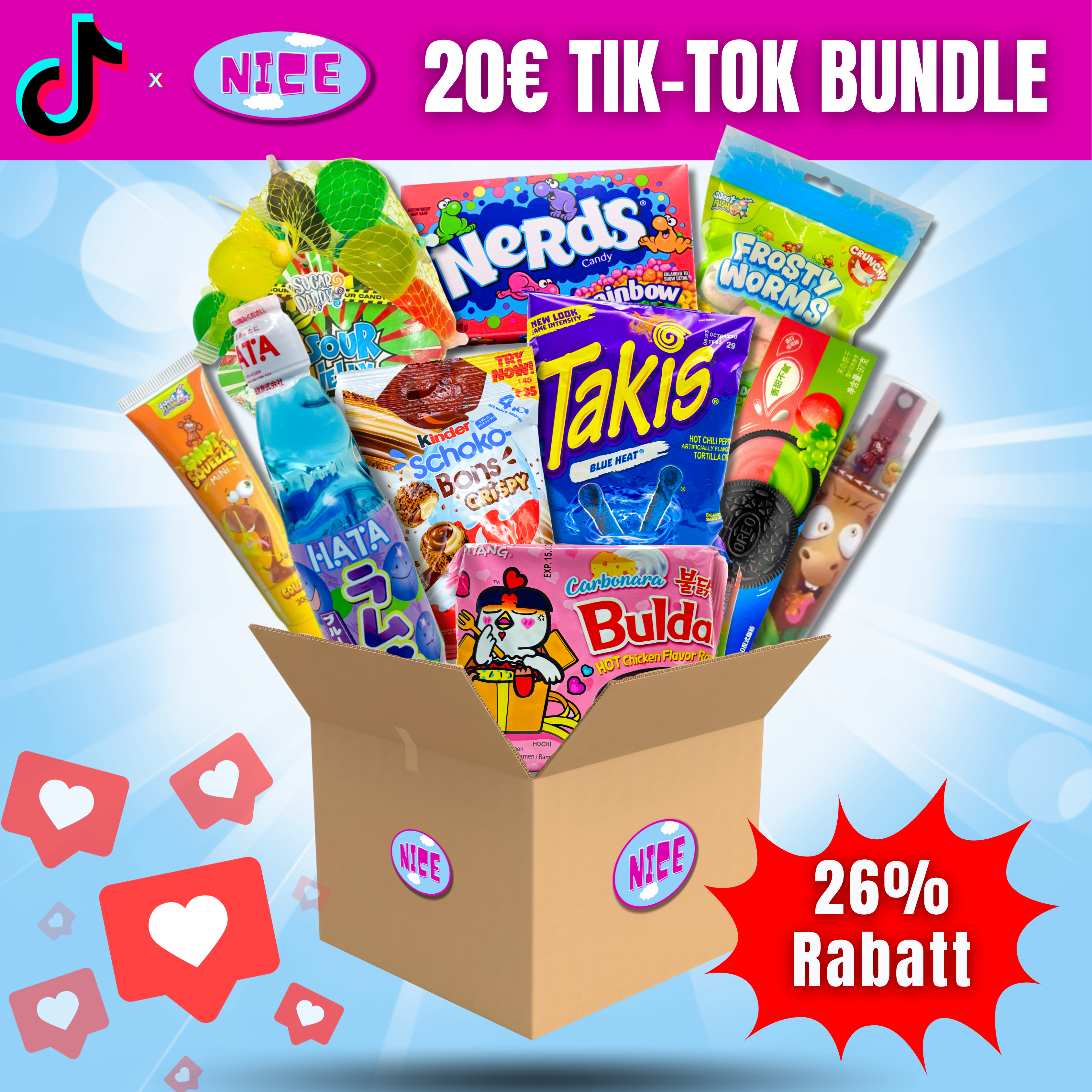 20€ TikTok Bundle (10 Produkte)