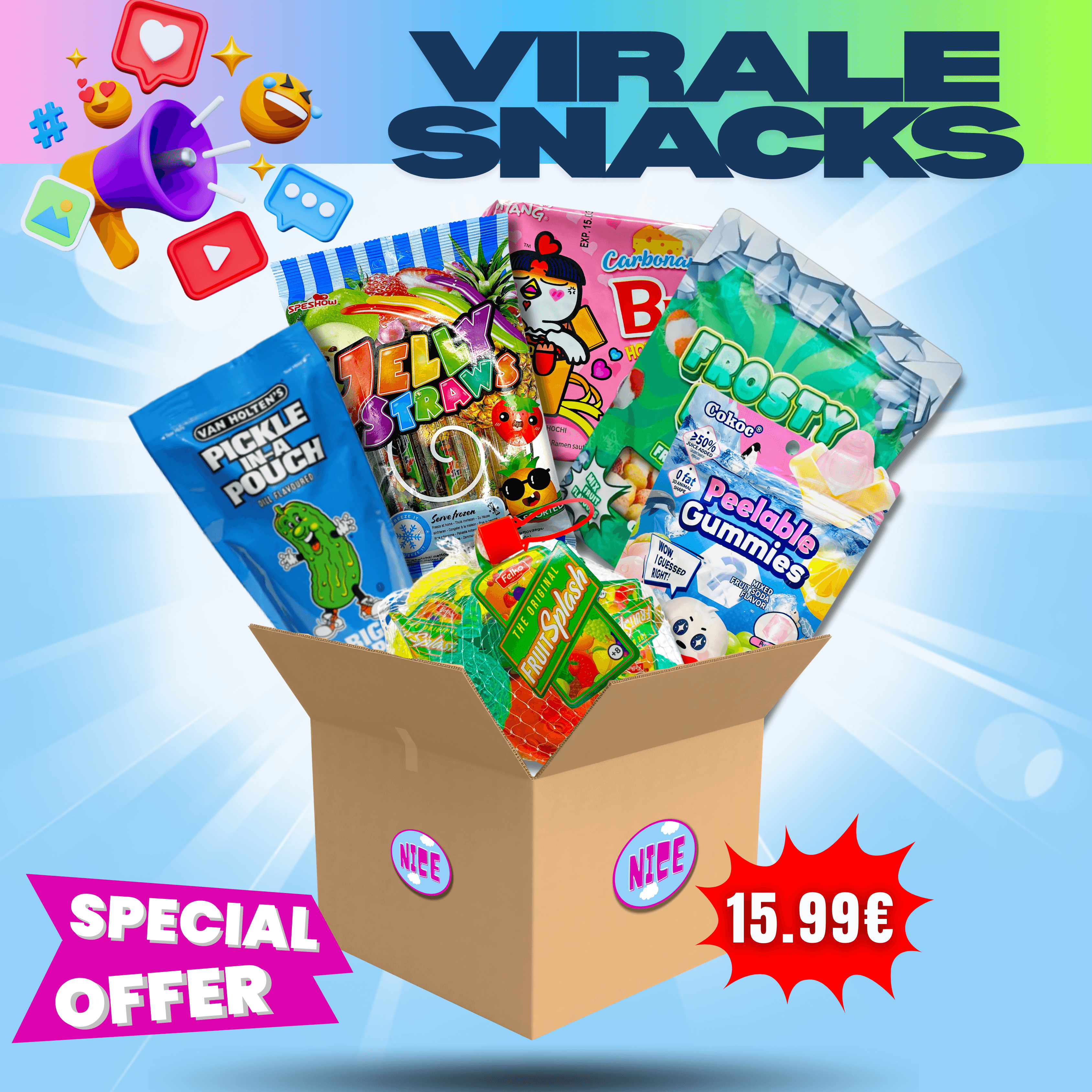 Virale Süßigkeiten Bundle