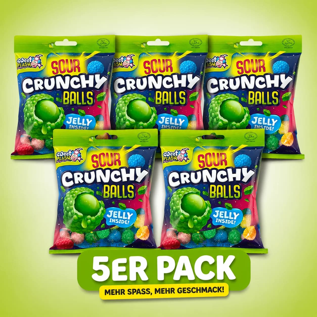 5x Sour Crunchy Balls