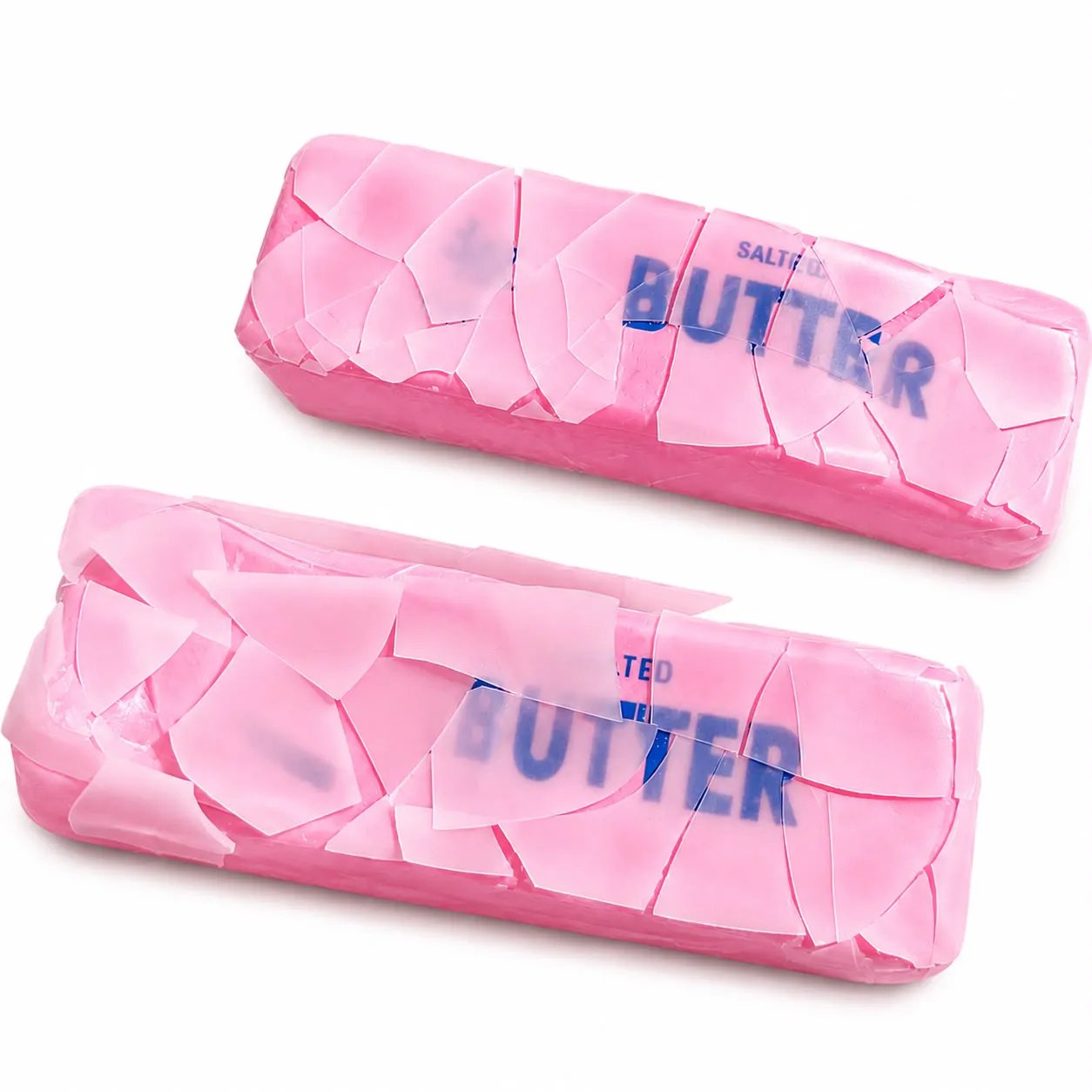 Crispy Pink Butter Squishy (Mit Wachs Schale zum Zerdrücken)