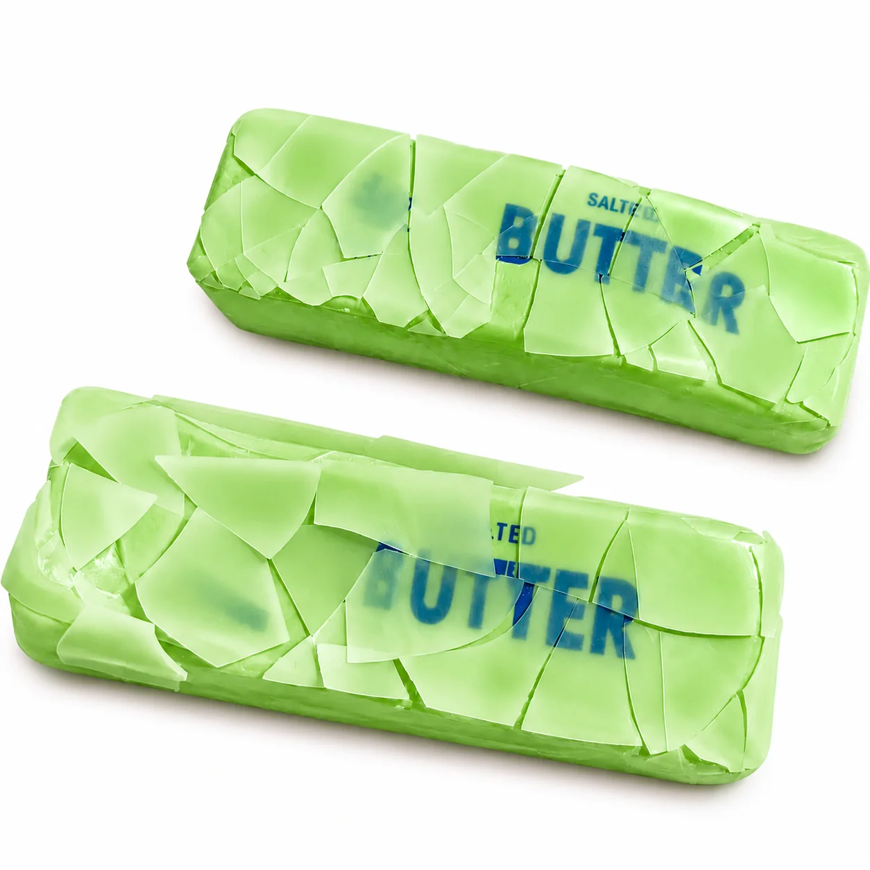 Crispy Green Butter Squishy (Mit Wachs Schale zum Zerdrücken)