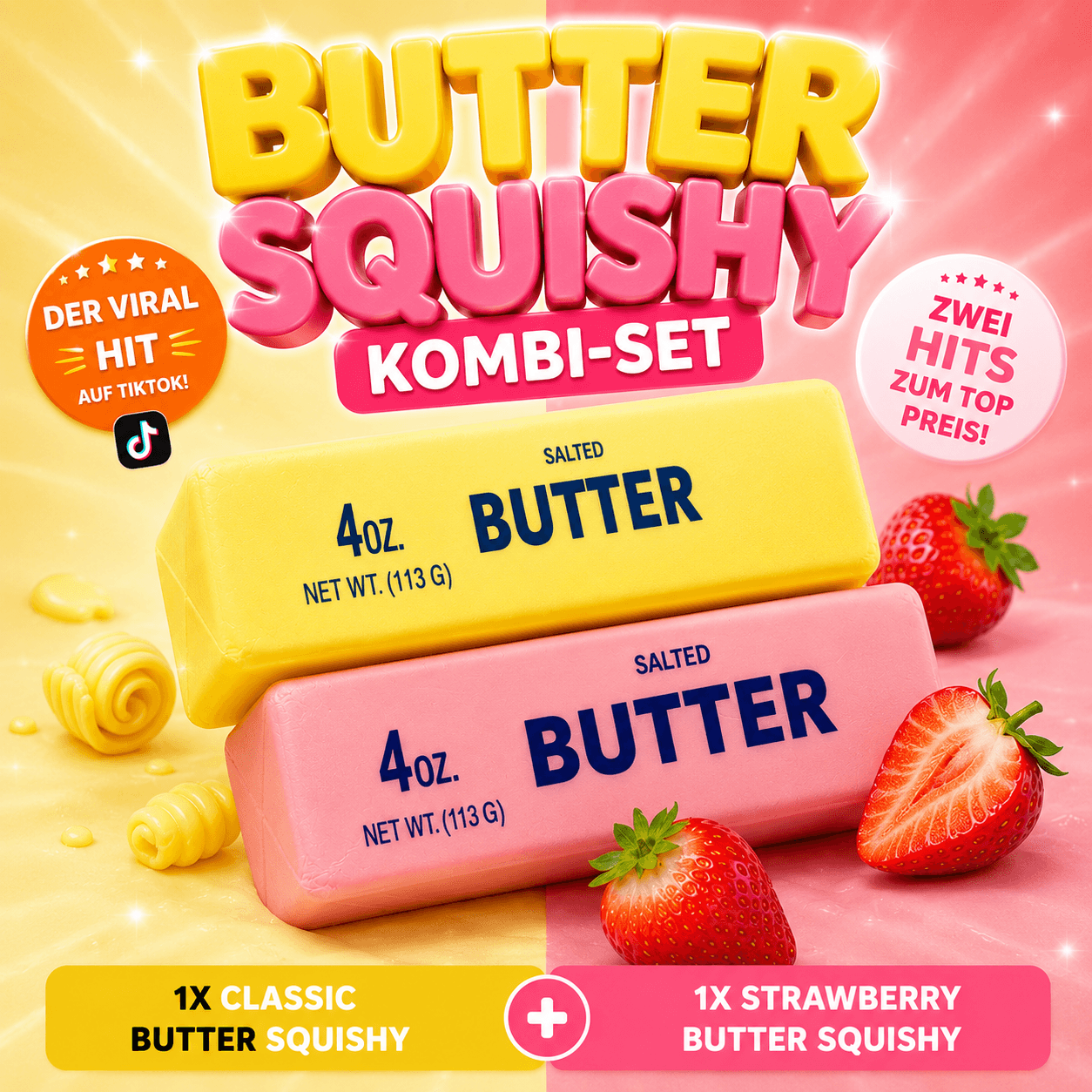 Butter Squishy 2er Pack