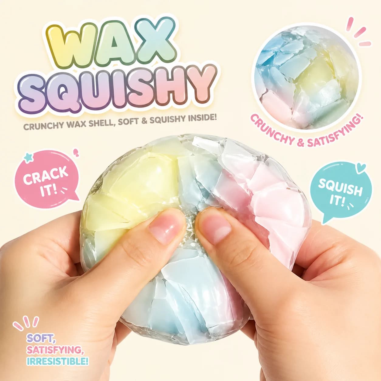 Crispy Ball Wax Squishy