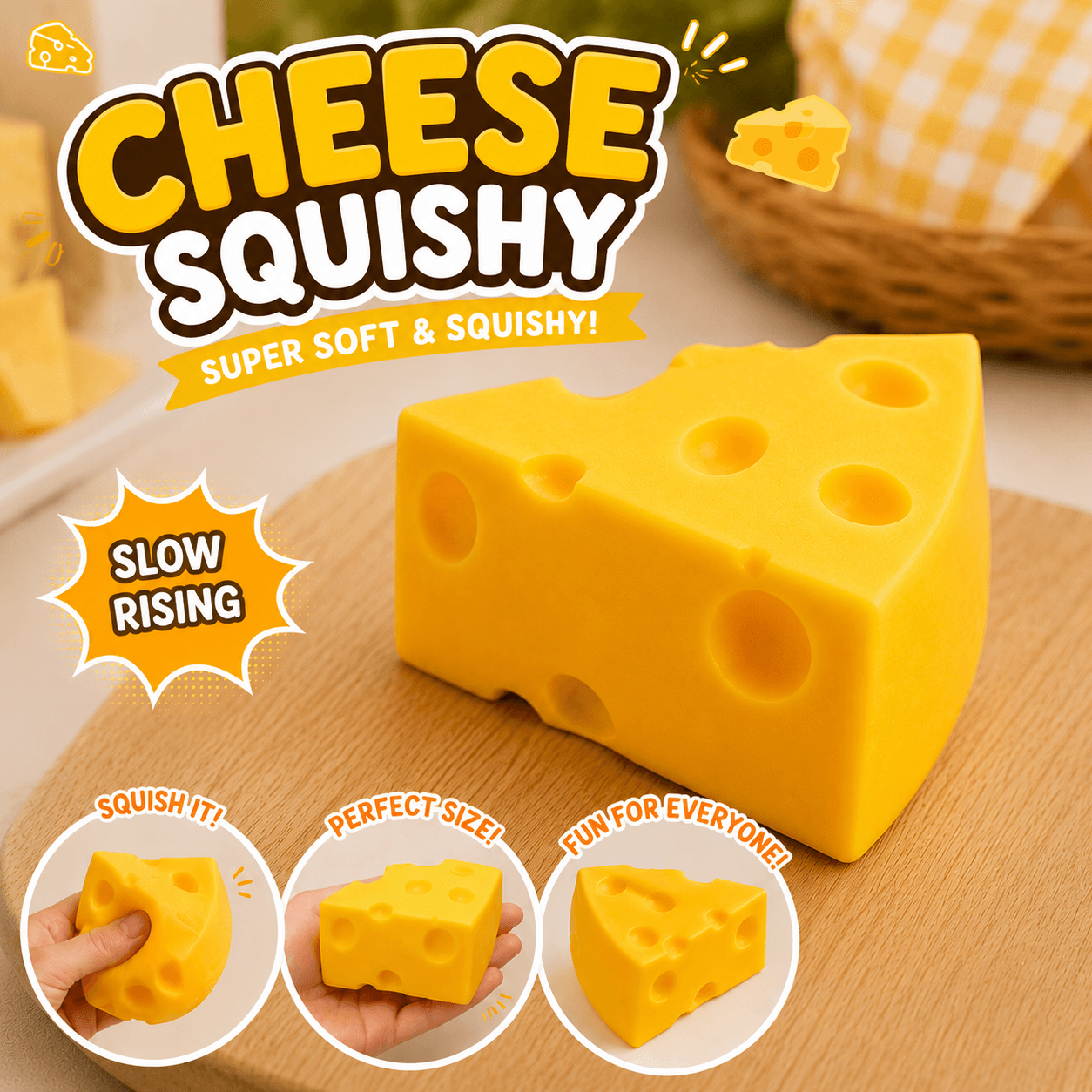 Käse Squishy (Dreieck)