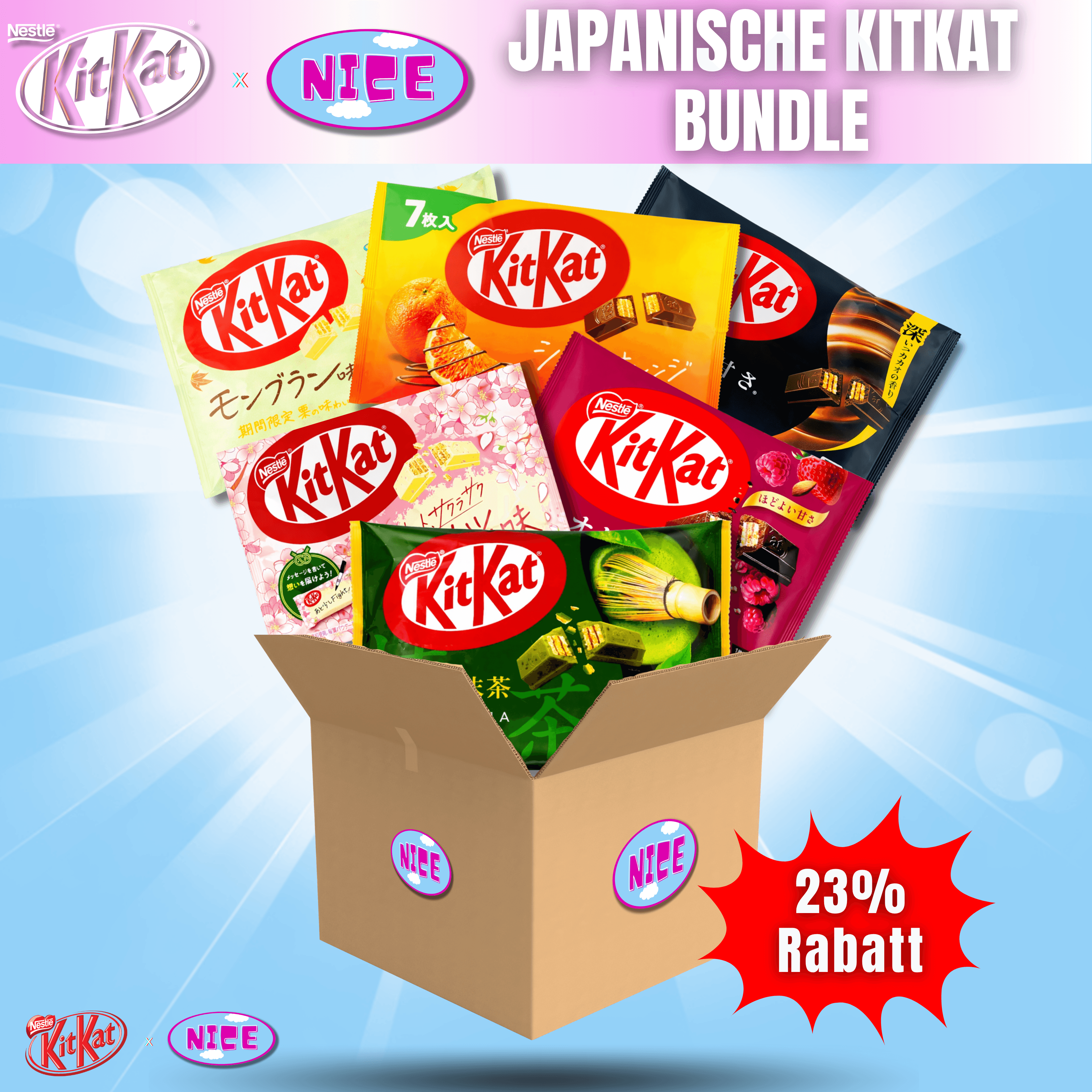 🍫💝 Japanische KitKat's Bundle