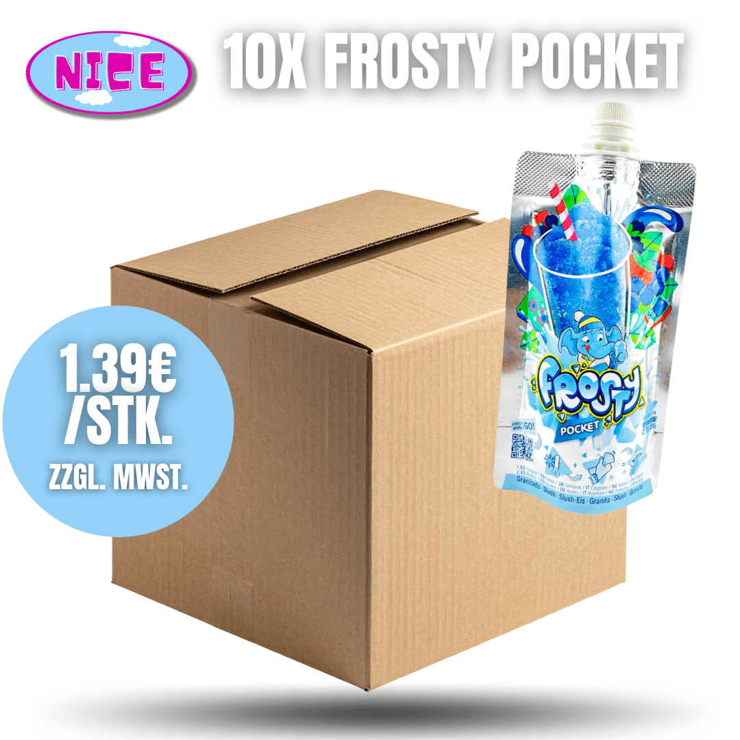🎉 Frost Pocket Slushy – 4 Sorten im 10er Karton