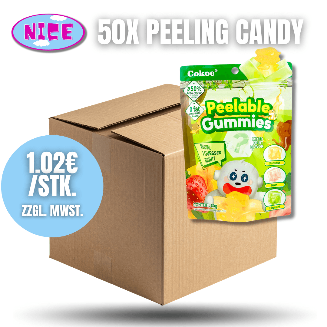 🍭 Peeling Candy – 50 Stück Karton