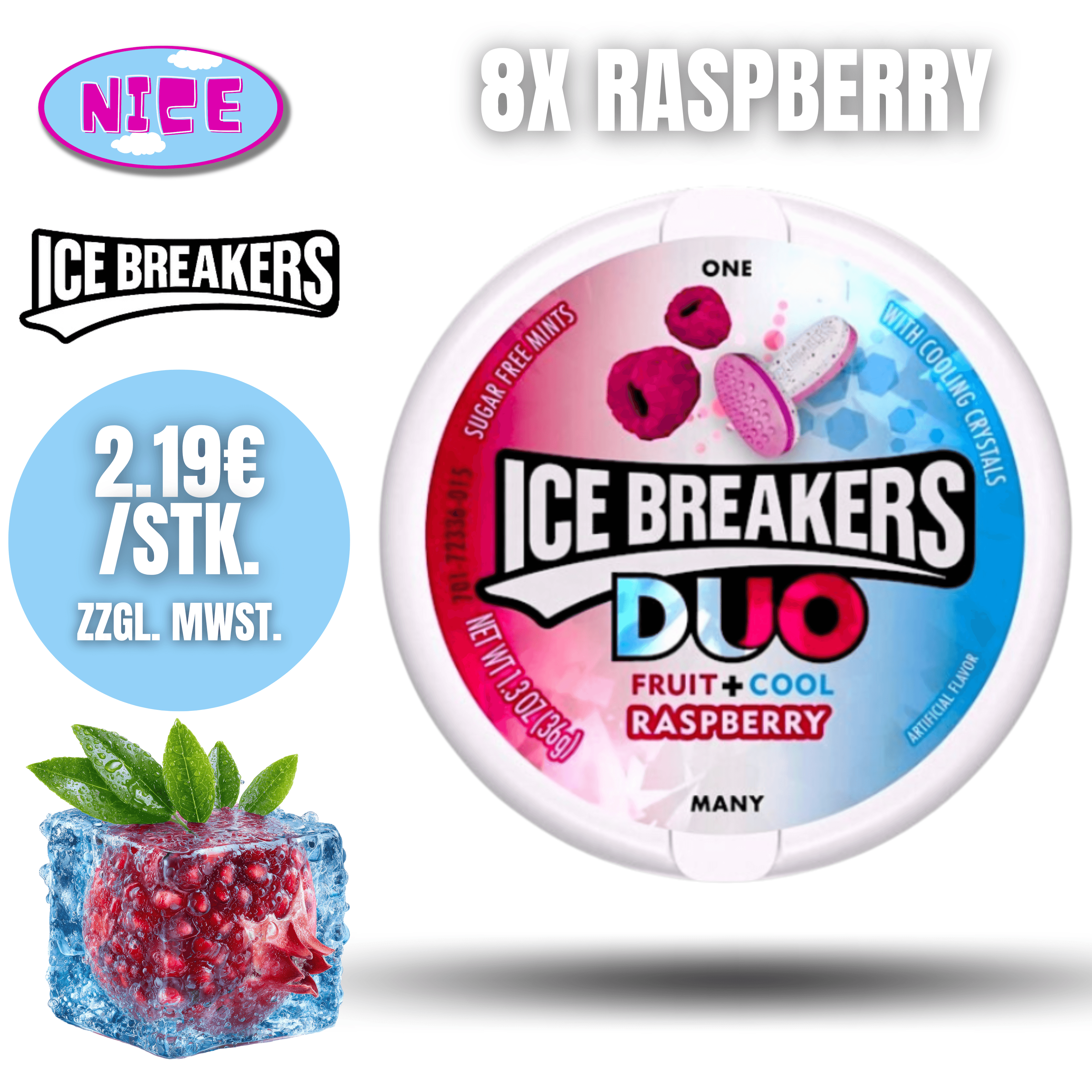 🧊 Ice Breakers - 8er Tray
