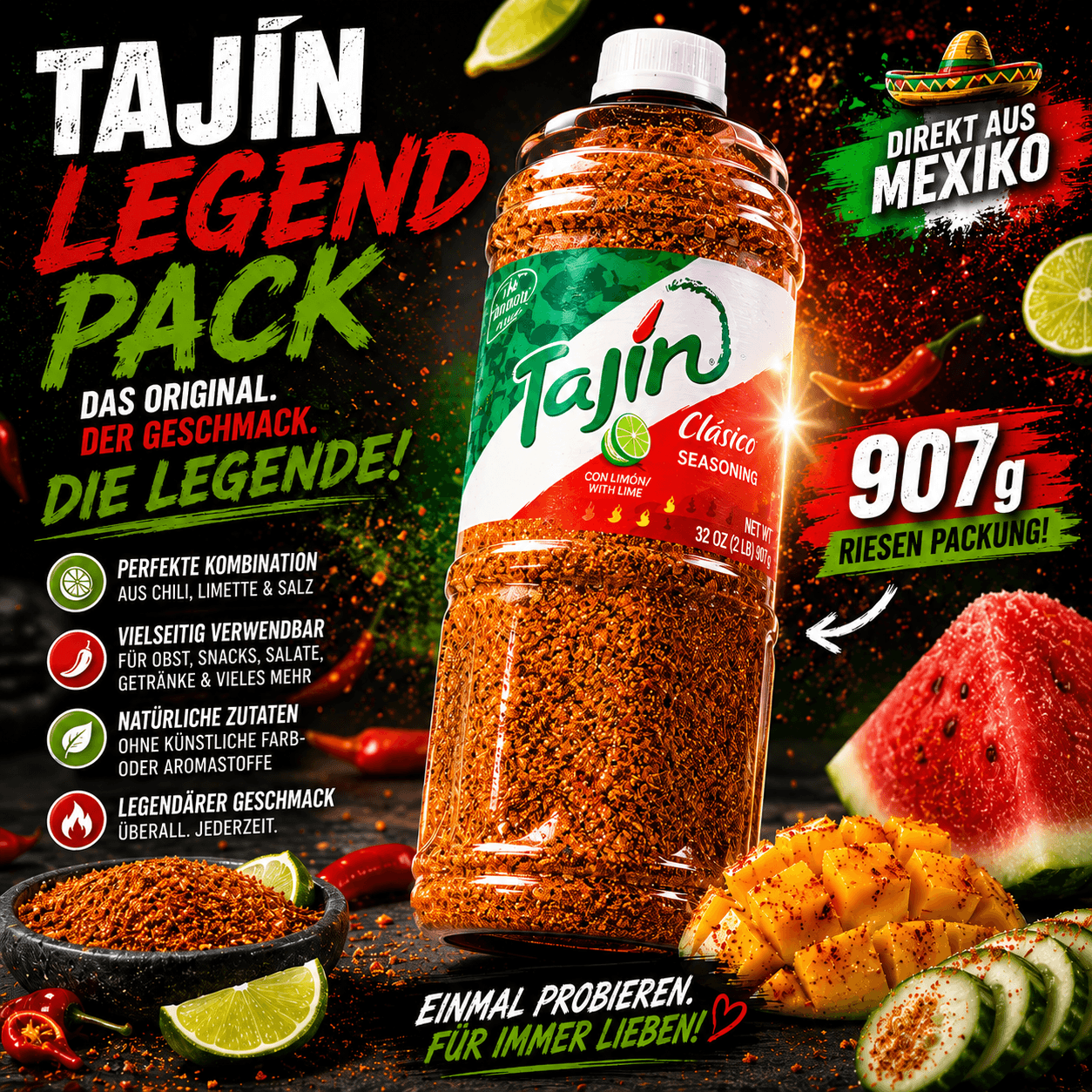 Tajin XXL Legend Pack (Vorratspackung)