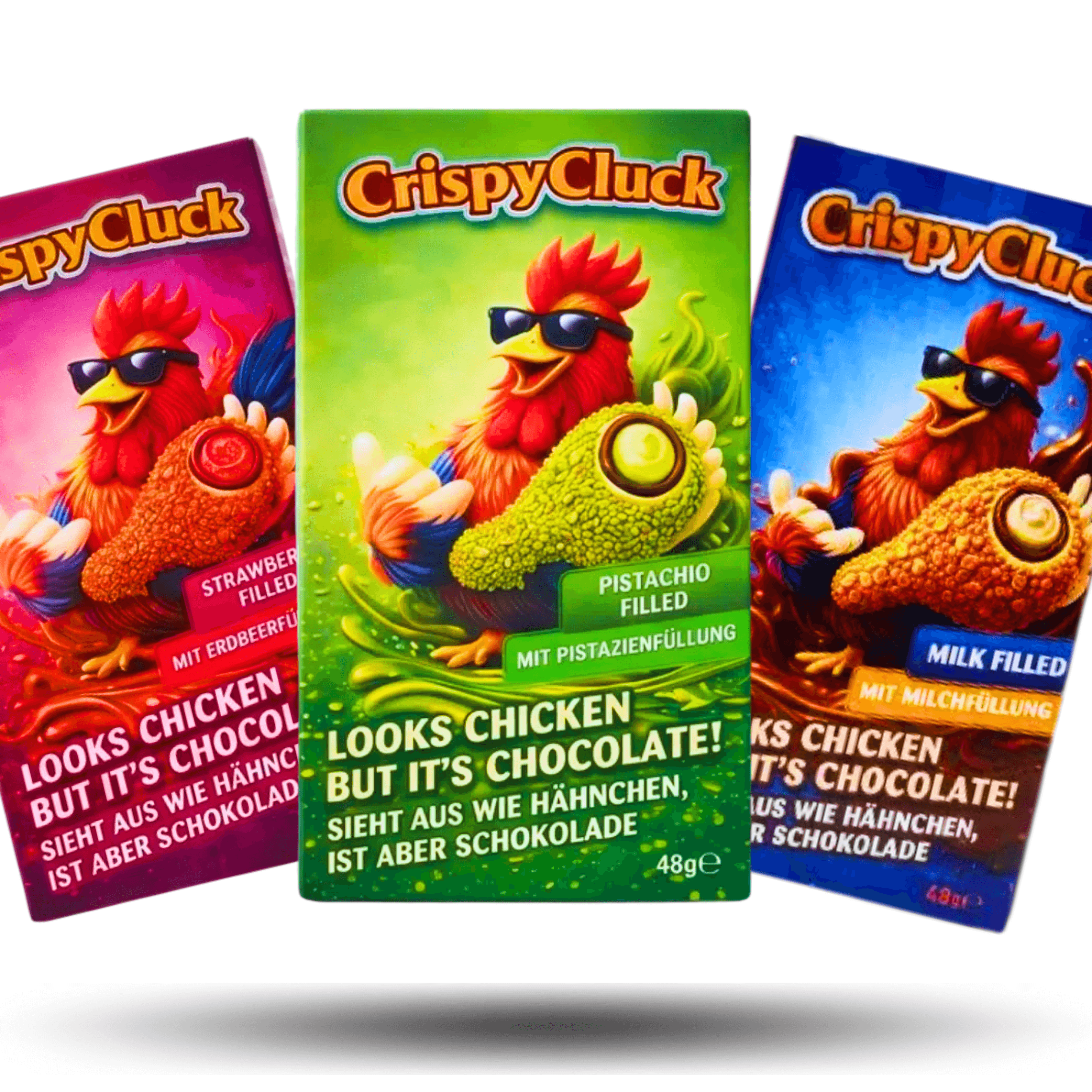 Crispy Cluck Chocolate