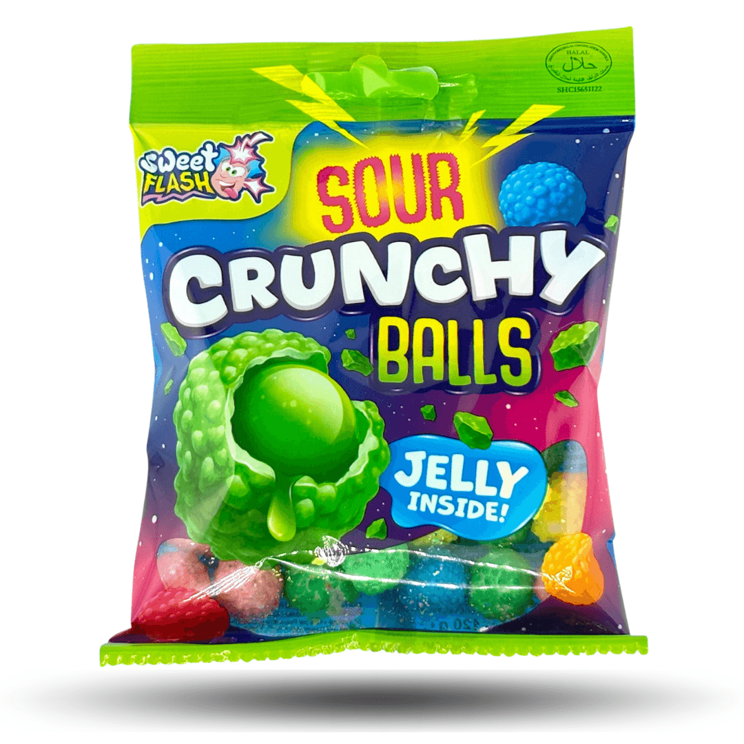 💥 SOUR CRUNCHY BALLS – Jelly Inside! ⚡🍬