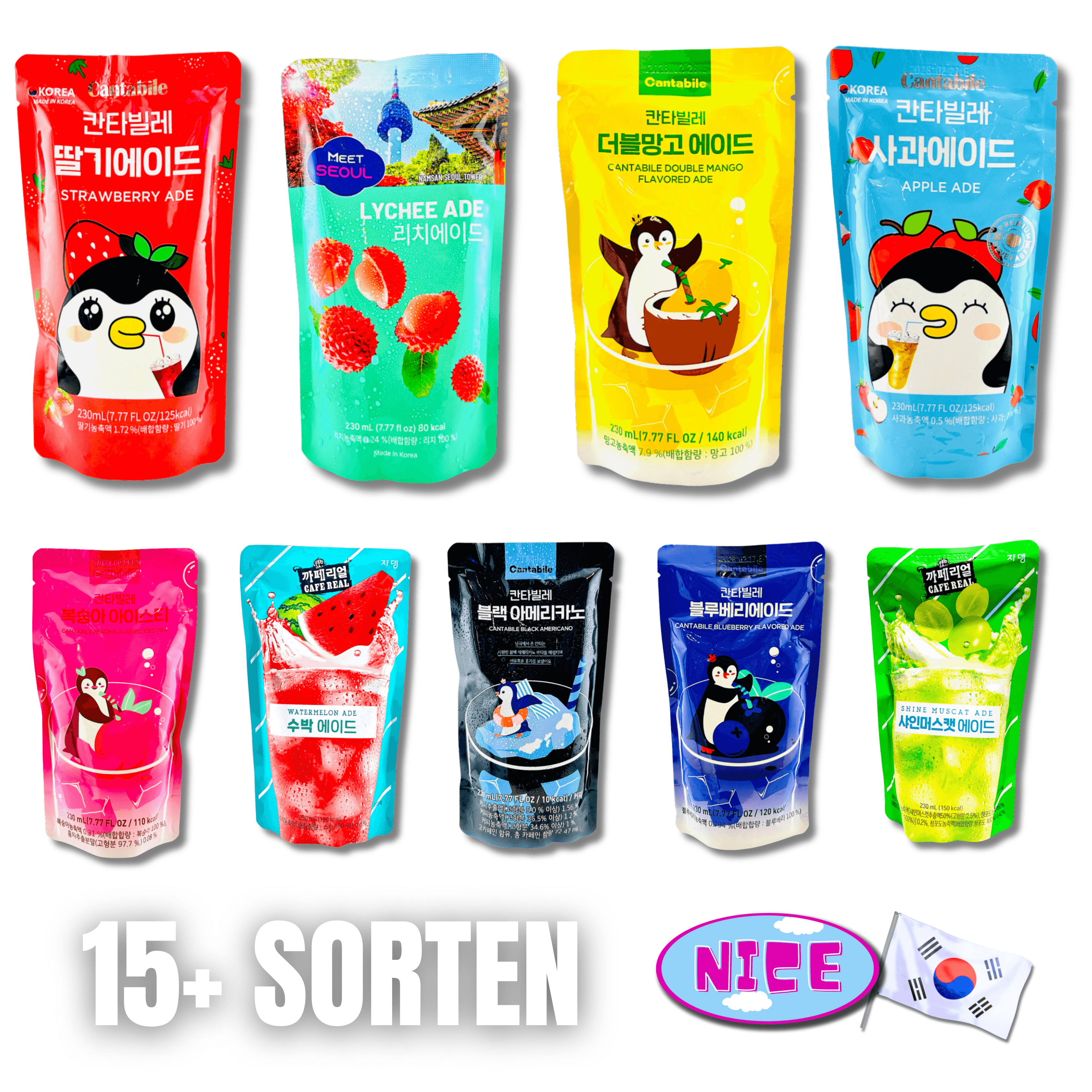 🇰🇷✨🥤Korean Drink Pouches