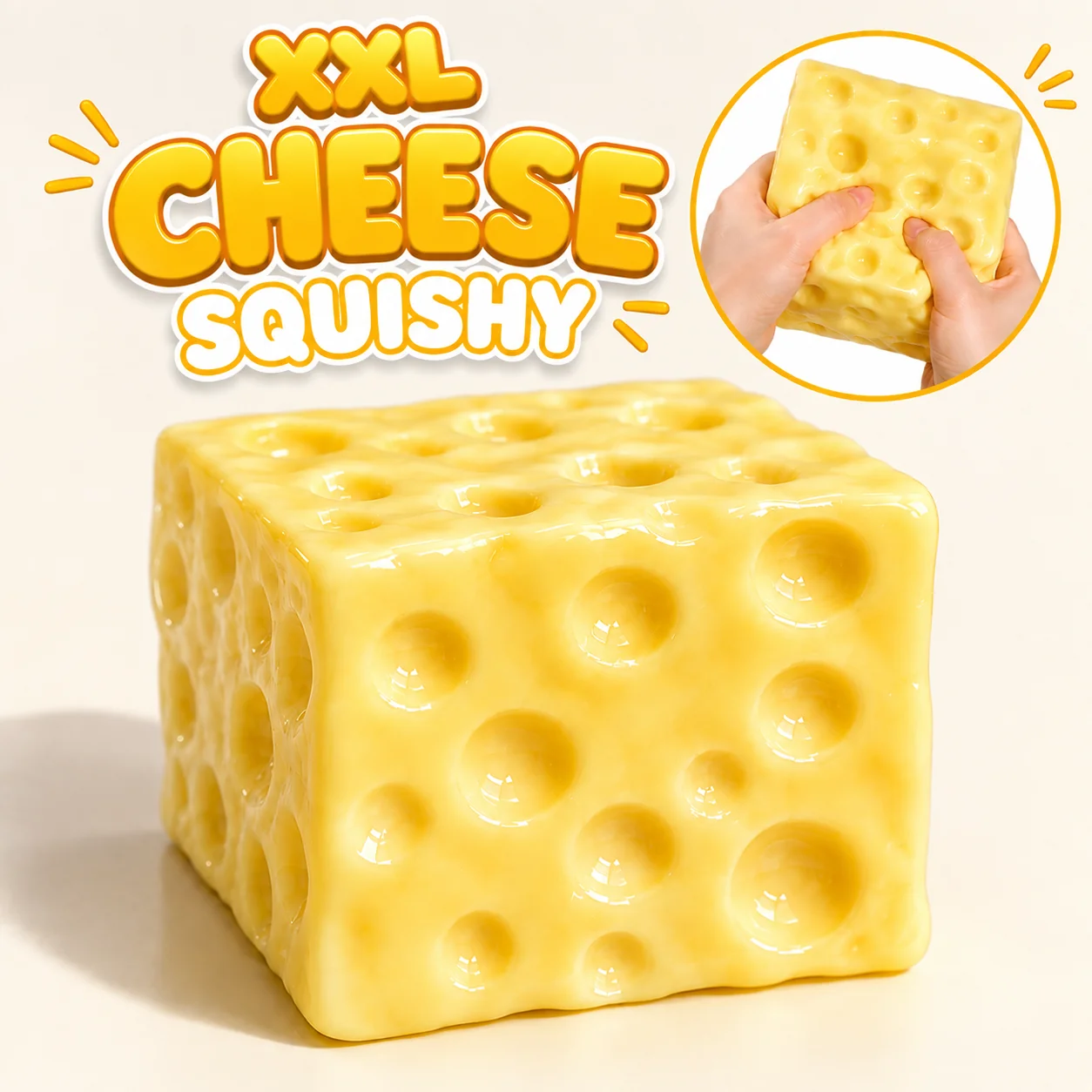XXL Cheese Squishy (10cm)