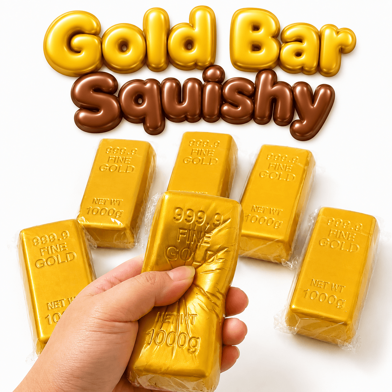 Goldbarren Squishy